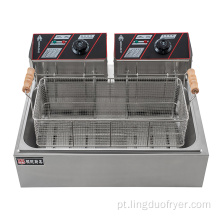 Equipamento de restaurante comercial 12L Cesta única Electric Deep Fryer